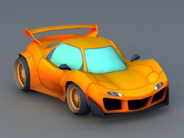 Cartoon Sports Car 3d preview