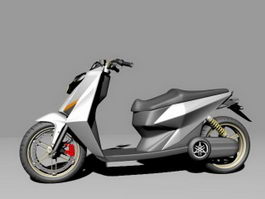 Moped Motorcycle 3d model preview