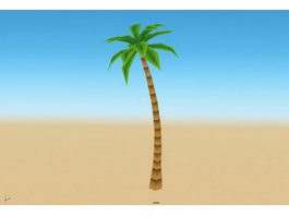 Cartoon Palm Tree 3d model preview