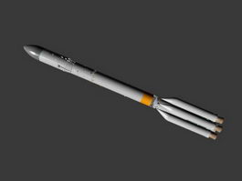Proton Rocket Launch 3d preview