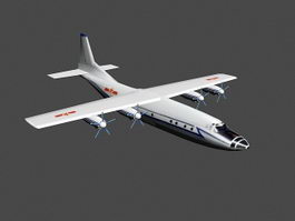 Chinese Y-8 Aircraft 3d model preview