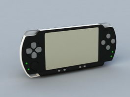 PSP Game Console 3d preview