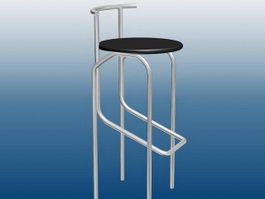 Bar Stool with Backs 3d model preview
