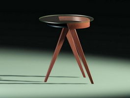 Small Round Coffee Table 3d preview