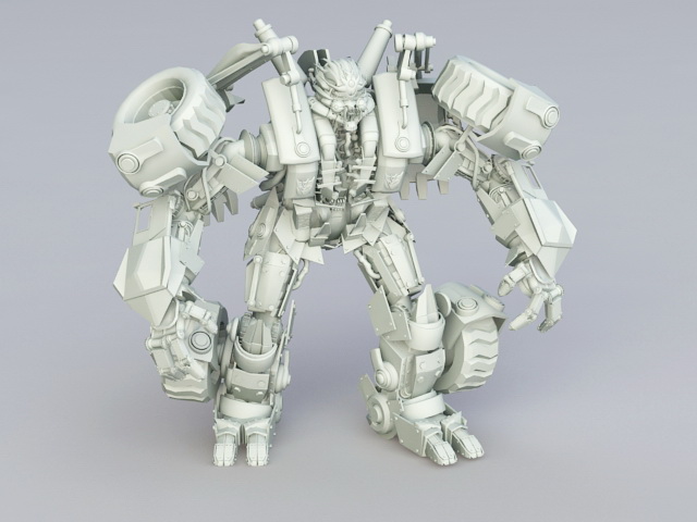 Transformers Character 3d rendering
