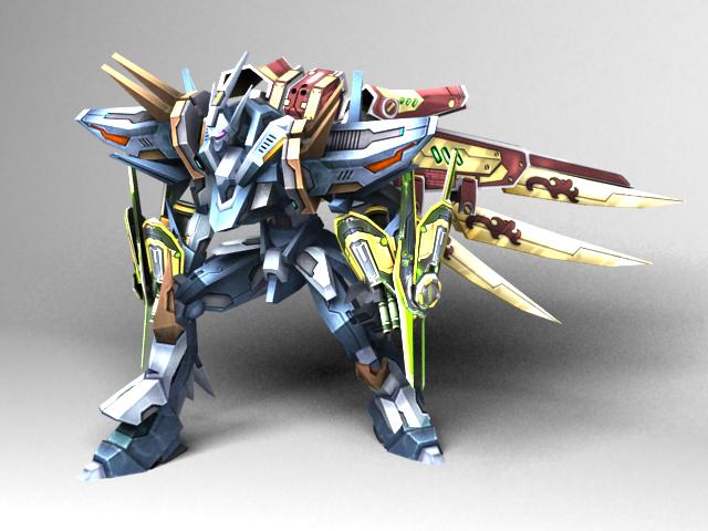Mobile Suit Gundam ZZ 3d rendering