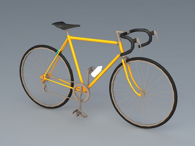 Road Racing Bike 3d rendering