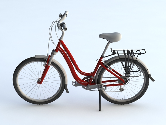 Urban Bike 3d rendering