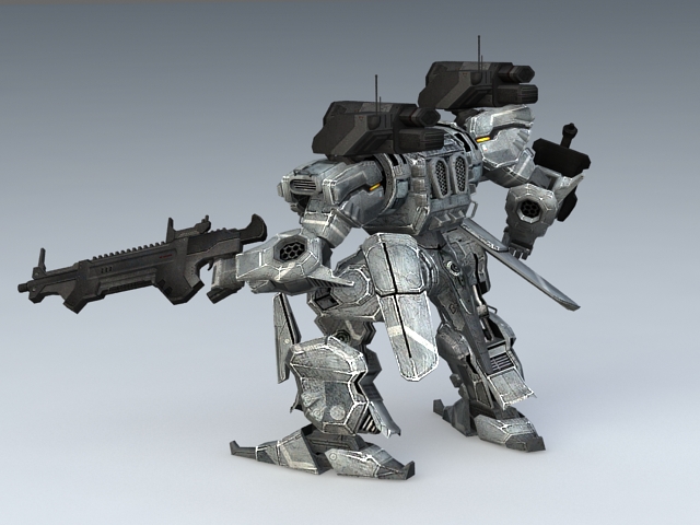 War Robot 3d rendering