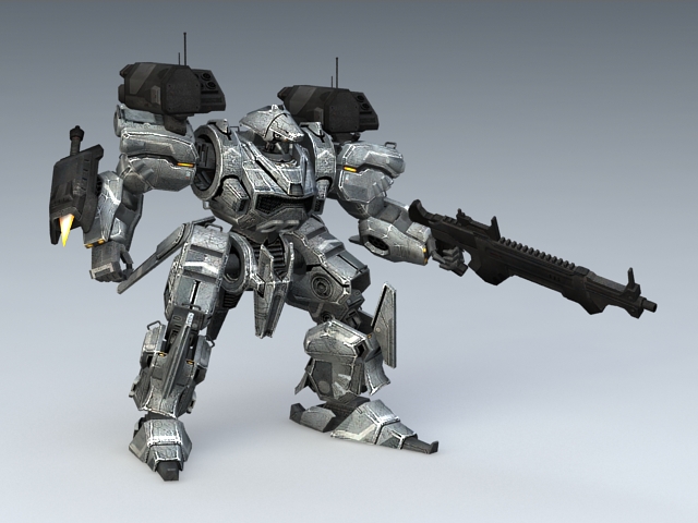 War Robot 3d rendering