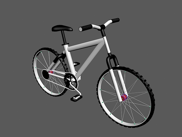 Touring Bike 3d rendering