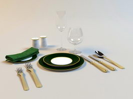 Silverware Cutlery 3d preview