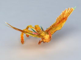 Phoenix Bird 3d model preview