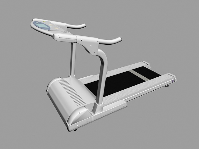 Treadmill Running Machine 3d rendering