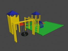 School Playground 3d preview