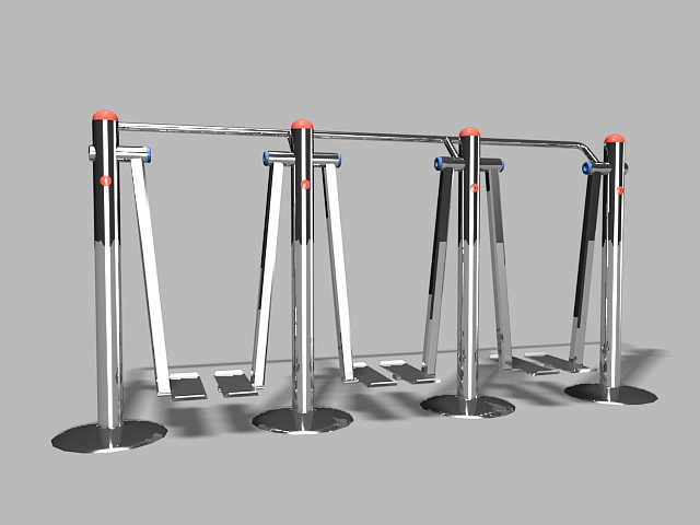 Leg Glider Exercise Machine 3d rendering