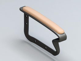 Chair Armrest 3d model preview