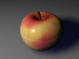 Red Apple 3d preview