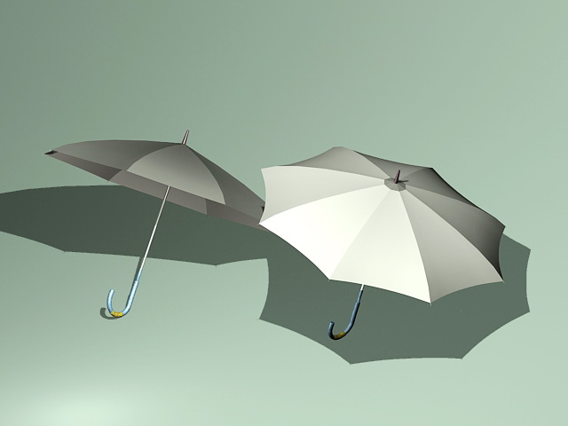 Rain Umbrella 3d rendering