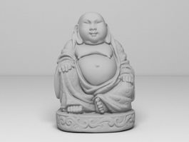 Small Buddha Statue 3d preview