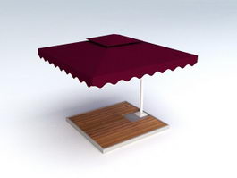 Outdoor Patio Umbrella 3d preview