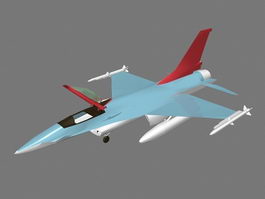 Fighter Jet 3d model preview