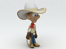 Cartoon Cowboy 3d preview