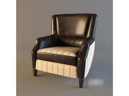 Chelsea Classic Leather Arm Chair 3d preview