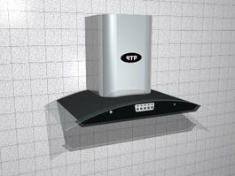 Kitchen Range Hood 3d model preview