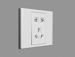 Wall Socket 3d preview