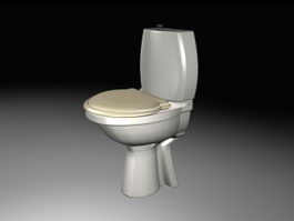 Vintage Toilet 3d model preview