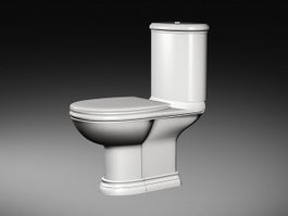 Flush Toilet 3d preview