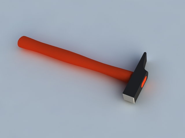 Craftsman Hammer 3d rendering