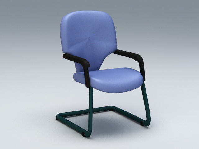 Cantilever Office Chair 3d rendering