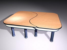 Modern Meeting Table 3d preview