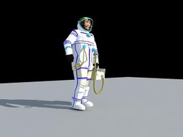 Retro Spaceman 3d preview