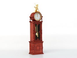 Antique Floor Clock 3d model preview