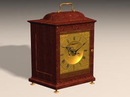 Antique Mantel Clock 3d model preview