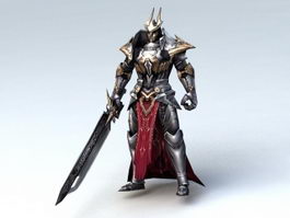 Warrior King Rig 3d model preview
