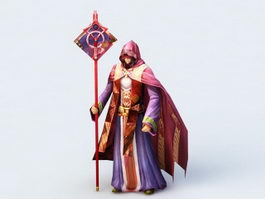Red Sorceress Rig 3d model preview