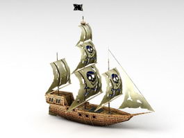 Pirate Ship 3d preview