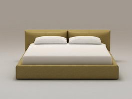 Contemporary Bed 3d model preview