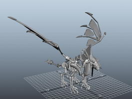 Bone Dragon 3d model preview