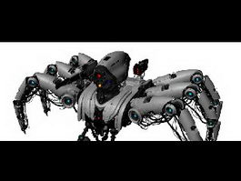 Robotic War Spider 3d model preview