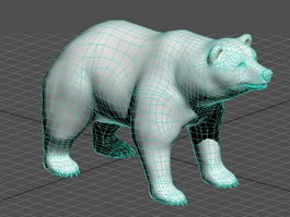 Polar Bear 3d model preview