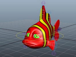 Nemo Fish Rig 3d model preview