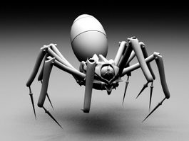 Robot Spider 3d model preview