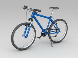 Flat Bar Hybrid Road Bike 3d model preview