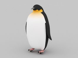 King Penguin 3d model preview