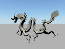 Chinese Dragon 3d model preview